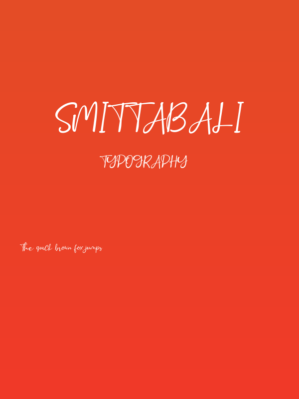SmittaBali Poster