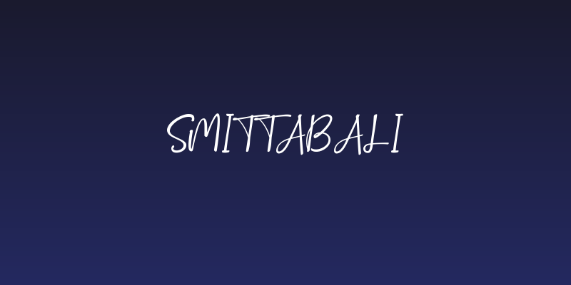 SmittaBali Social Header