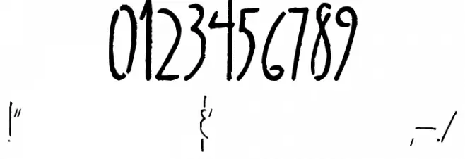 Smitten Kitten Font OTHER CHARS