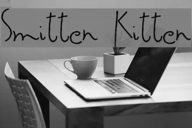Smitten Kitten Font examples