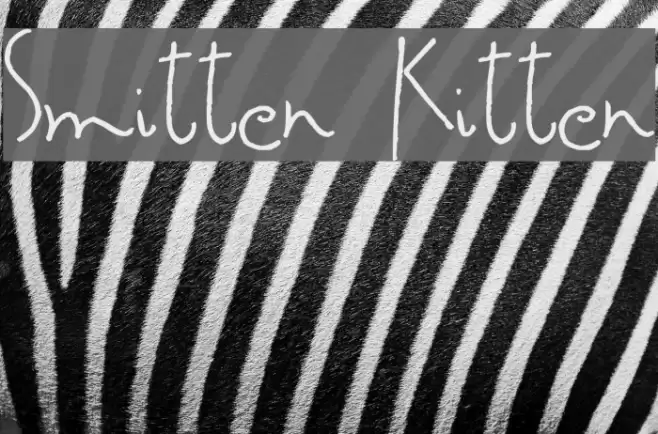 Smitten Kitten Font examples