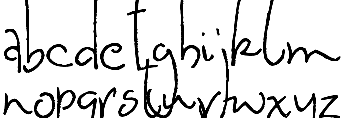 Smitten Kitten Font LOWERCASE
