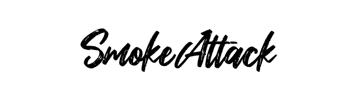 Smoke Attack  les polices de caractères gratuit tlcharger