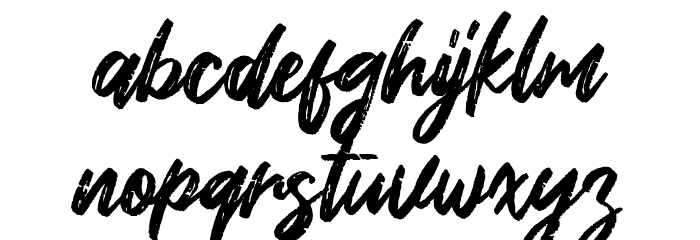 Smoke Attack Font LOWERCASE