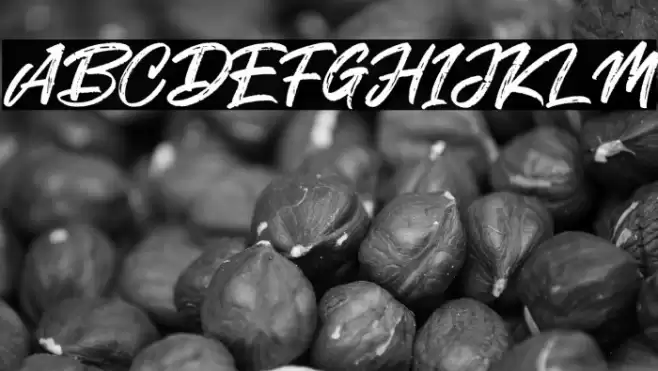 Smoke Attack Font examples