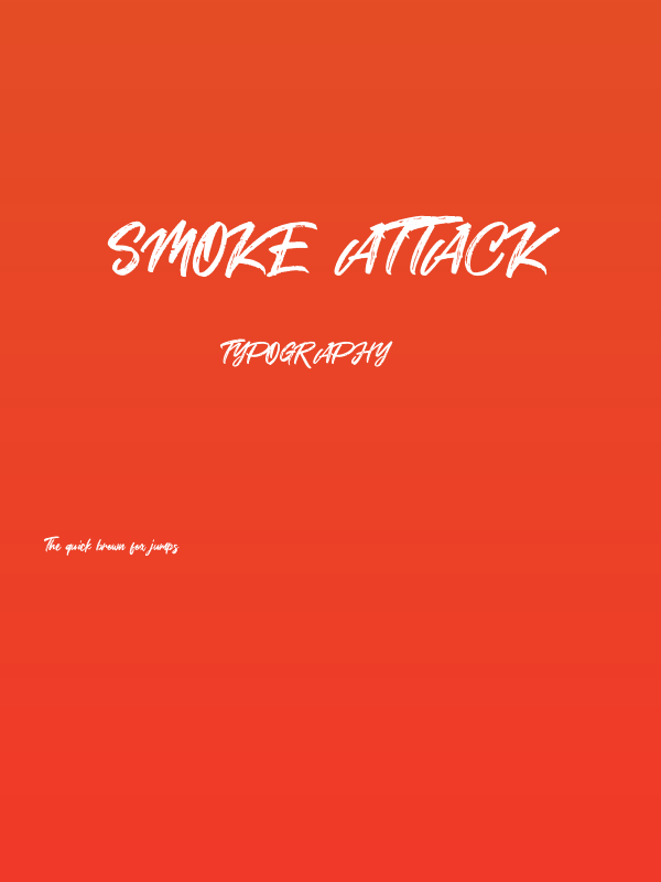 Smoke Attack Poster