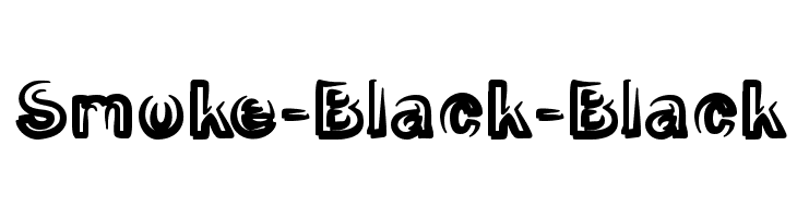 Smoke-Black-Black  Free Fonts Download