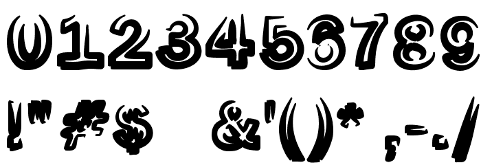 Smoke-Black-Black Font OTHER CHARS