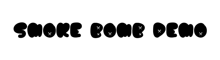 Smoke Bomb Demo  Frei Schriftart Herunterladen