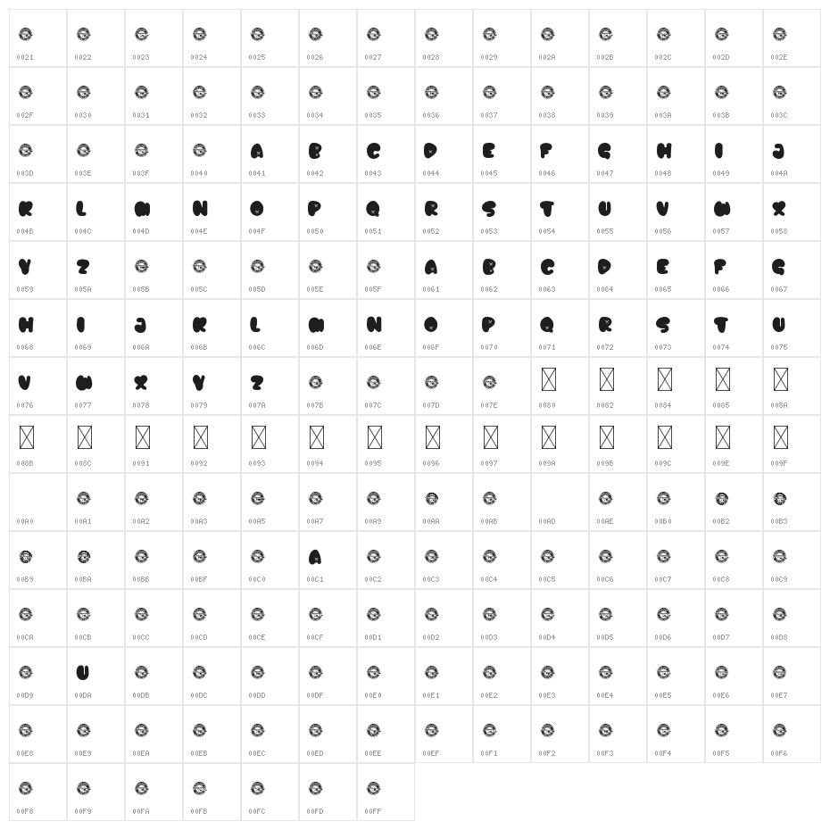 Smoke Bomb Demo Character Map