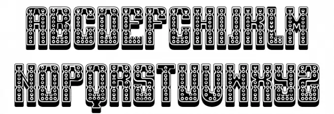 Smoke Chamber Regular Schriftart Groß