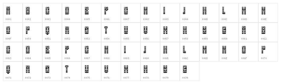 Smoke Chamber Regular Character Map