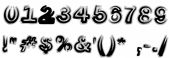 Smoke-Contour-Italic Font OTHER CHARS