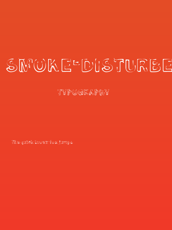 Smoke-Disturbed-Light Poster