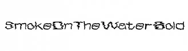 Smoke On The Water Bold  Fuentes Gratis Descargar