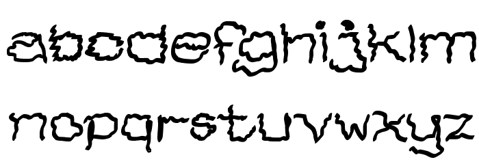 Smoke On The Water Bold Font LOWERCASE