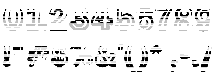 Smoke-Rasterized-Medium Font OTHER CHARS