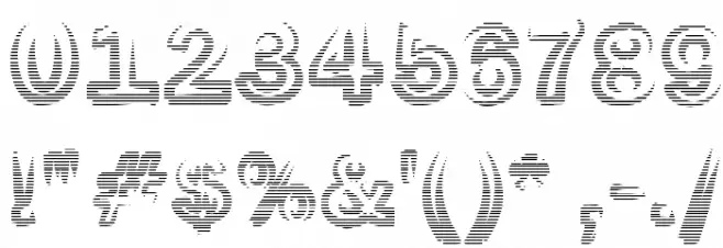 Smoke-Rasterized-Medium フォント その他の文字