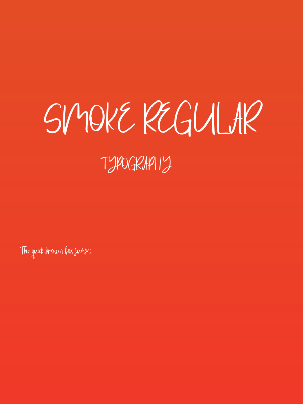 Smoke Regular Poster
