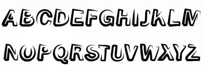 Smoke-ScreenObl-Italic Schriftart Groß