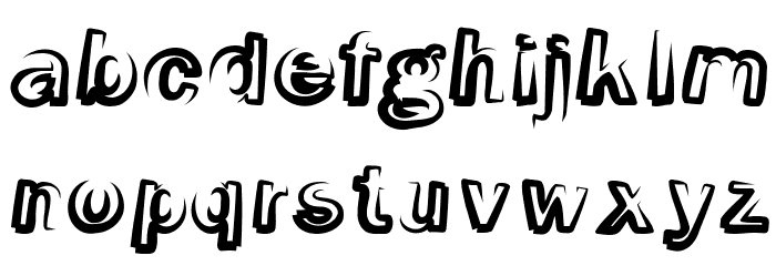 Smoke-ScreenObl-Italic フォント 小文字