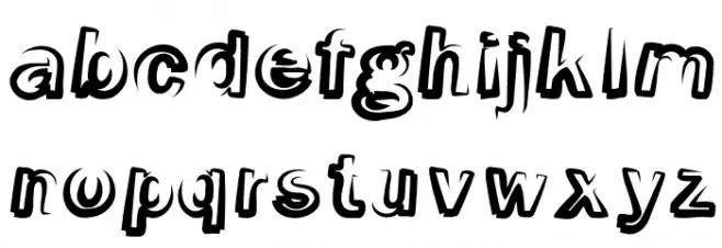 Smoke-ScreenObl-Italic फ़ॉन्ट लोअरकेस