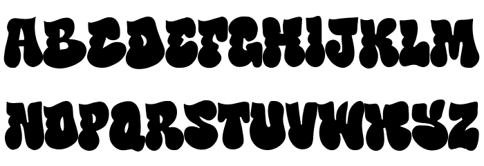 Smoke in the City Font UPPERCASE