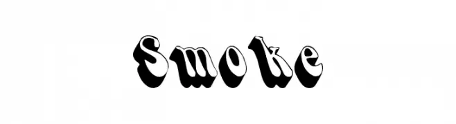 Smoke  font caratteri gratis