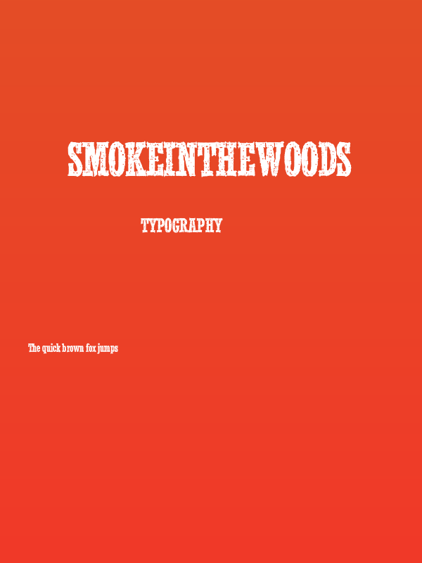 SmokeInTheWoods Poster