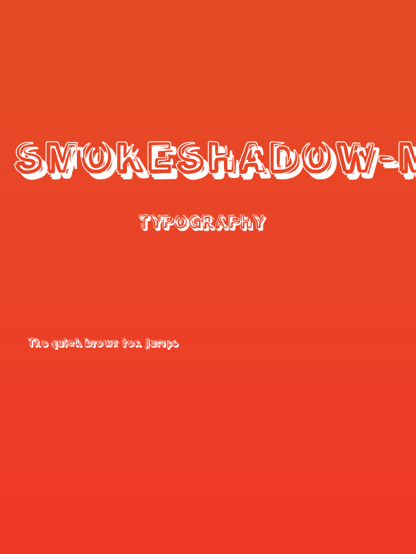 SmokeShadow-Medium Poster