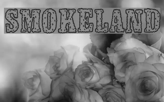 Smokeland Font examples