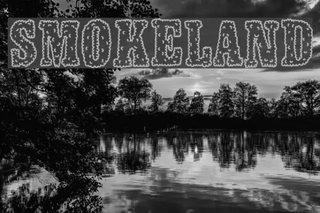 Smokeland Font examples