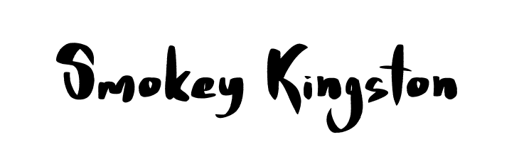 Smokey Kingston  フリーフォントのダウンロード