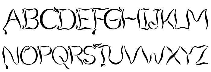 Smoking Tequila Font Litere mari