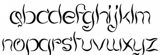 Smoking Tequila Schriftart Kleinbuchstaben