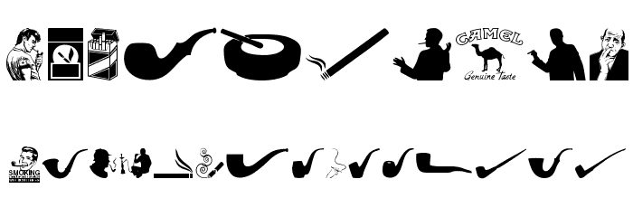 Smoking Font OTHER CHARS