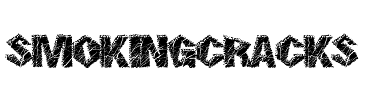 SmokingCracks Font