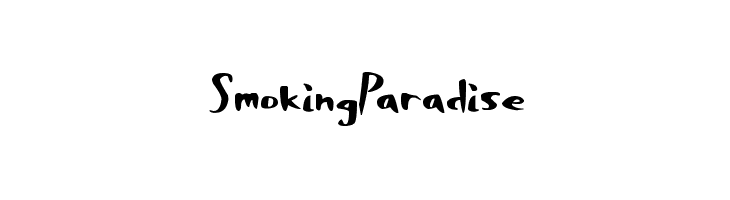 SmokingParadise  免费字体下载