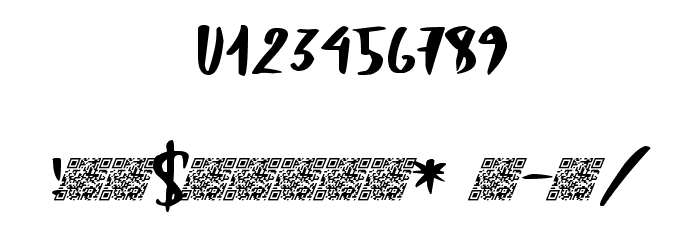 SmokingParadise Font OTHER CHARS