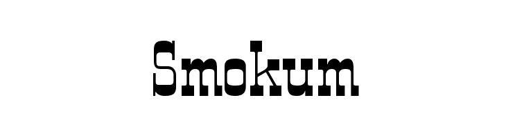 Smokum Font