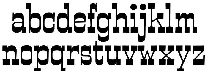 Smokum Font LOWERCASE