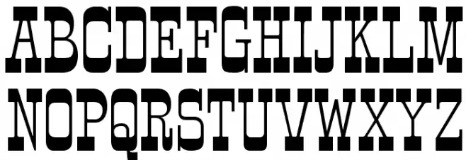 Smokum Schriftart Groß