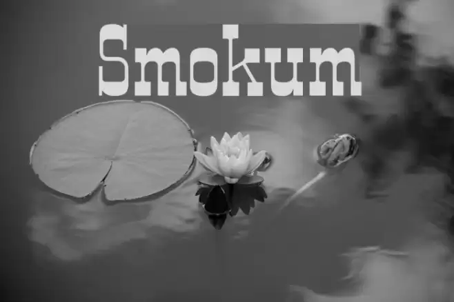 Smokum Font examples
