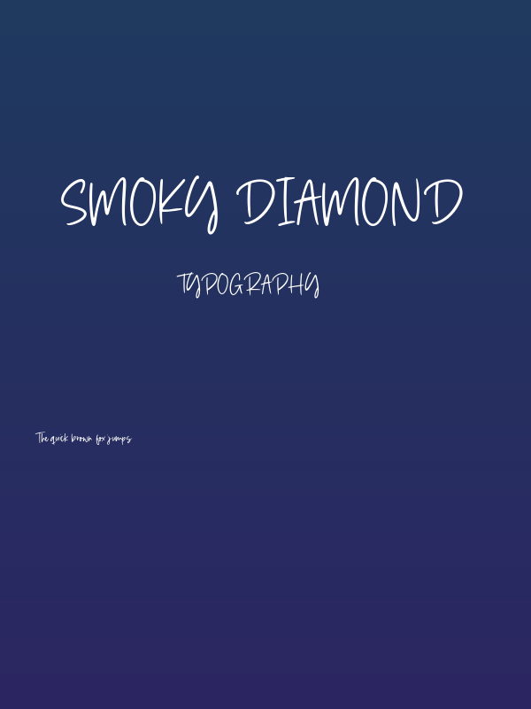 Smoky Diamond Poster