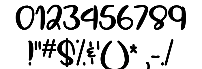Smol Kitty Boi Regular Font OTHER CHARS