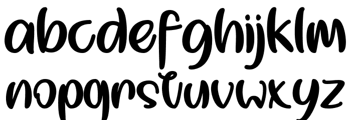 Smol Kitty Boi Regular Font LOWERCASE
