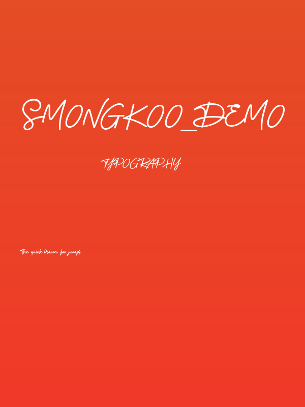Smongkoo_Demo Poster