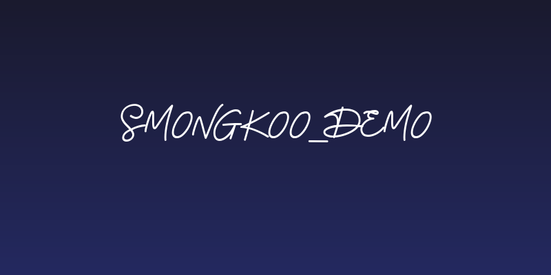 Smongkoo_Demo Social Header
