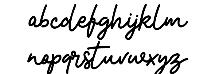 Smongkoo_Demo Font LOWERCASE