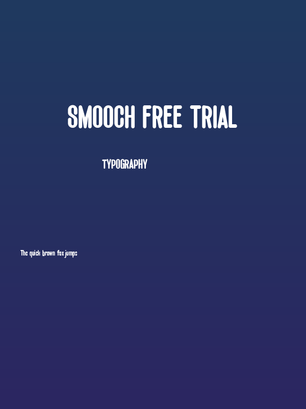 Smooch Free Trial Poster